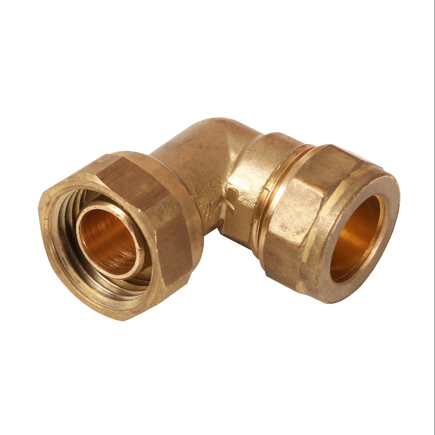 Compression Fitting Bent Tap Connector