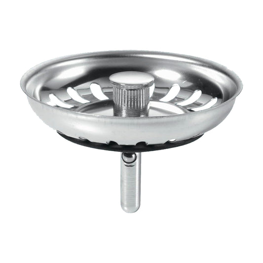 Stainless Strainer Plug for Basket Waste