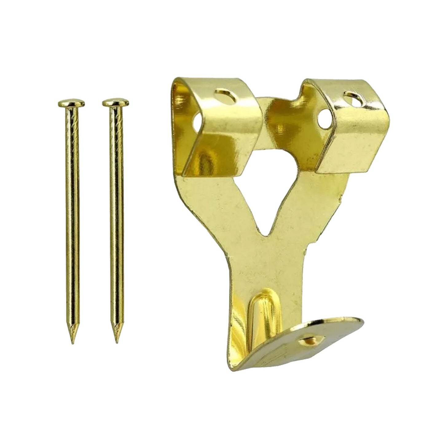 No. 3 Brassed Picture Hooks