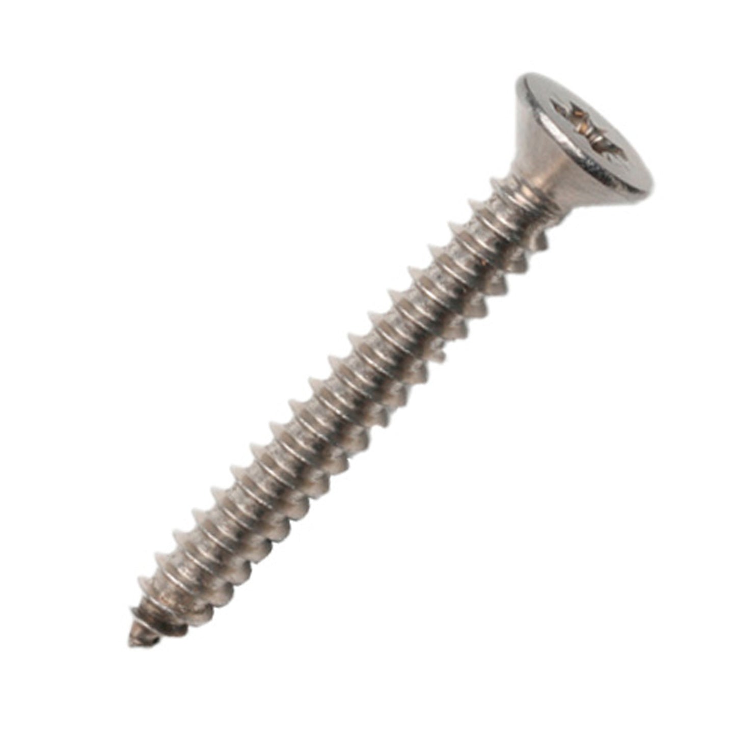 Cross Recessed Countersunk Self Tappers Zinc Plated