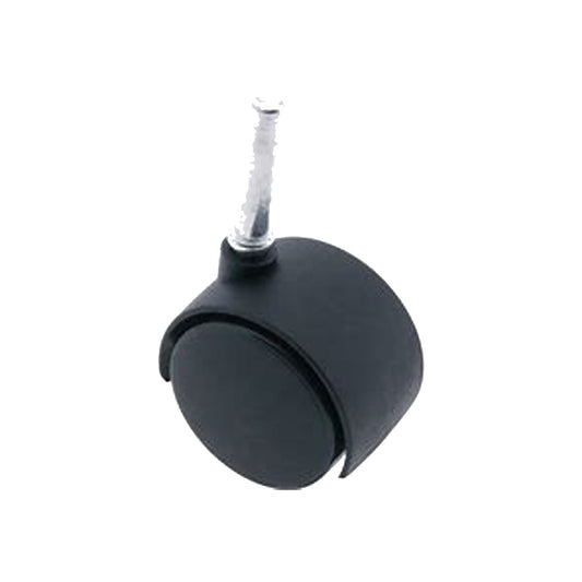 40mm Twin Wheel Castors (Peg, Socket & Plate Fix)