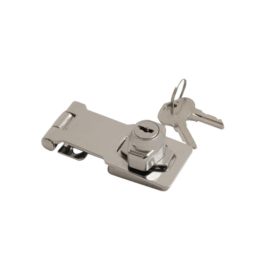 Locking Hasp & Staple Chrome