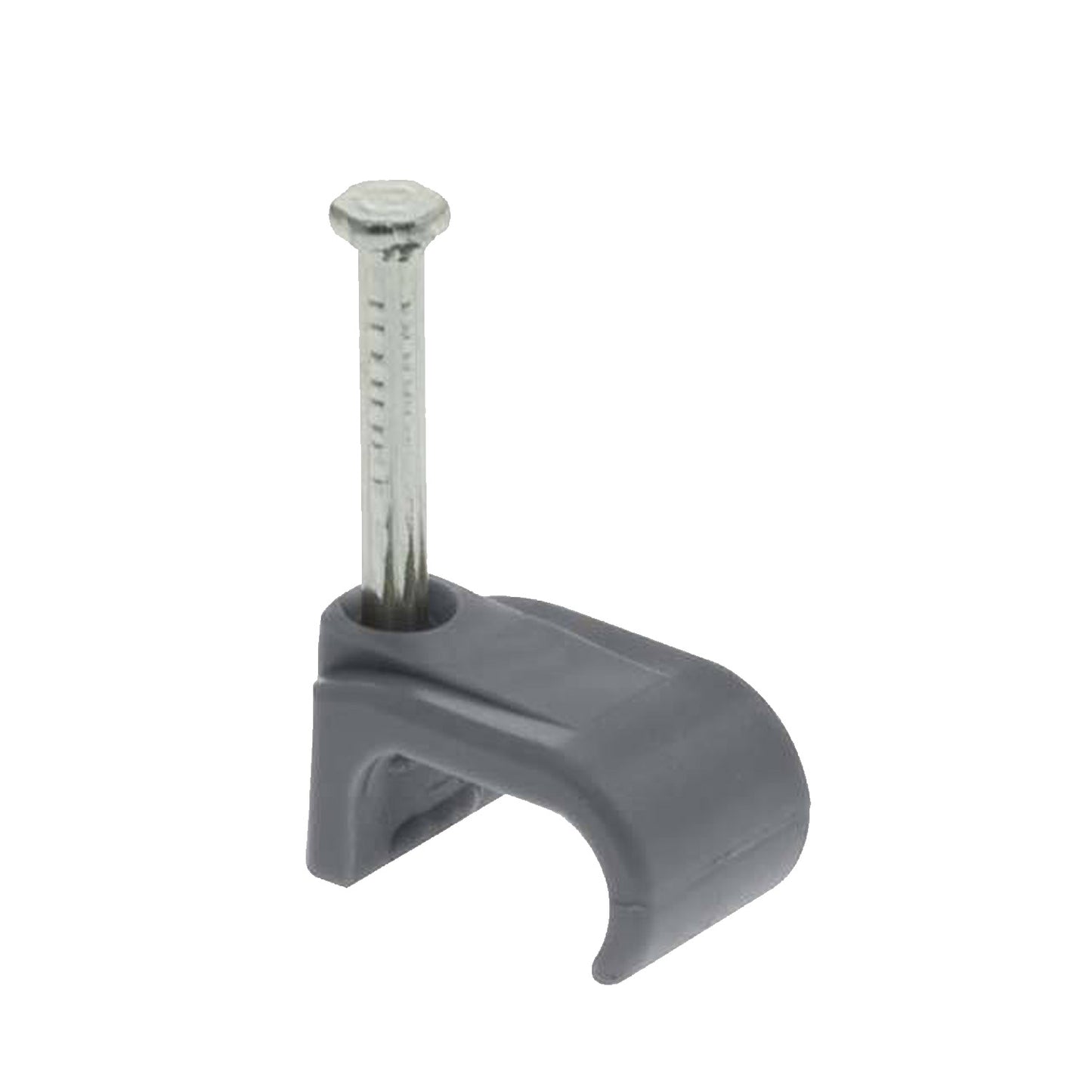 Flat Twin & Earth Cable Clips Grey