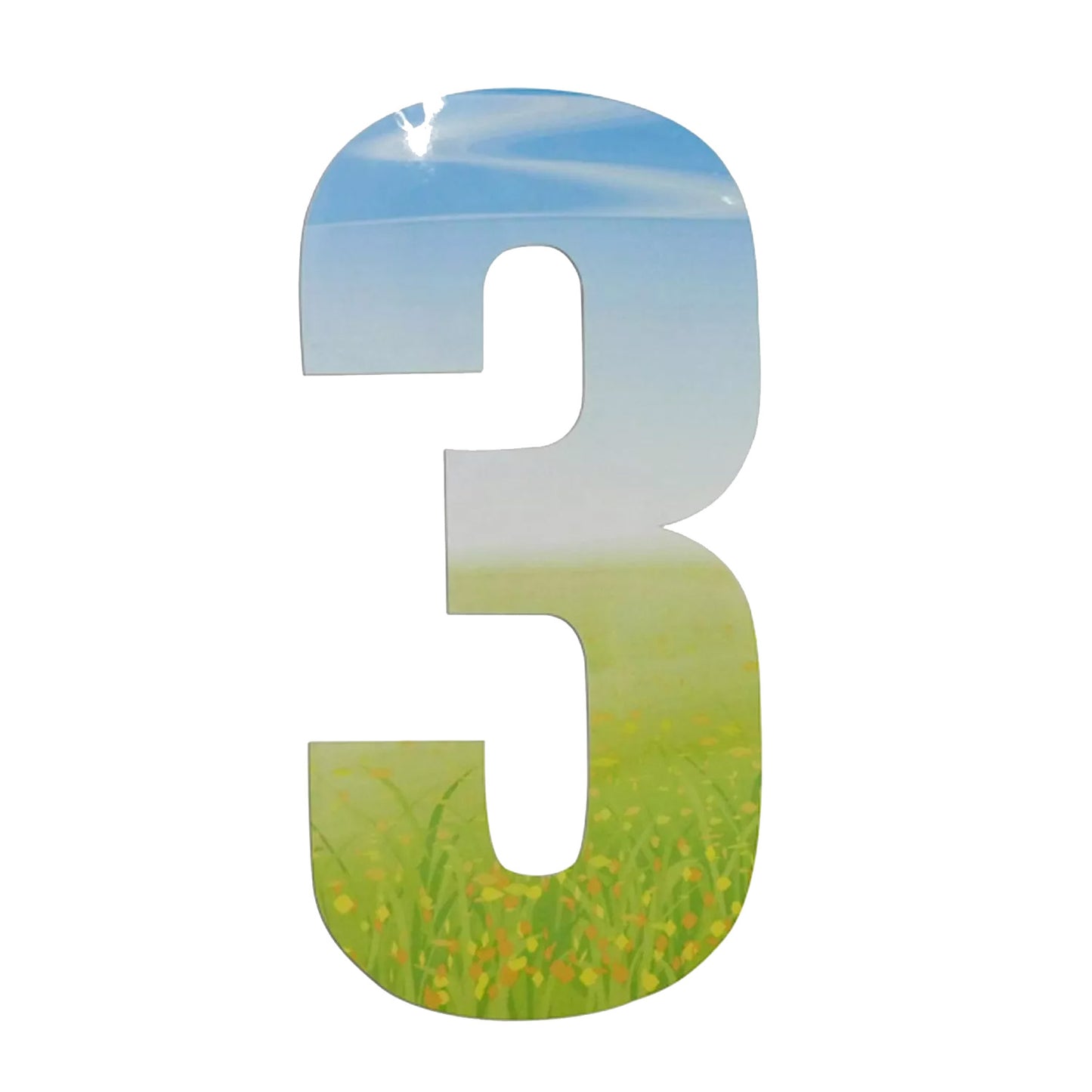 Meadow Wheelie Bin Numbers 170mm