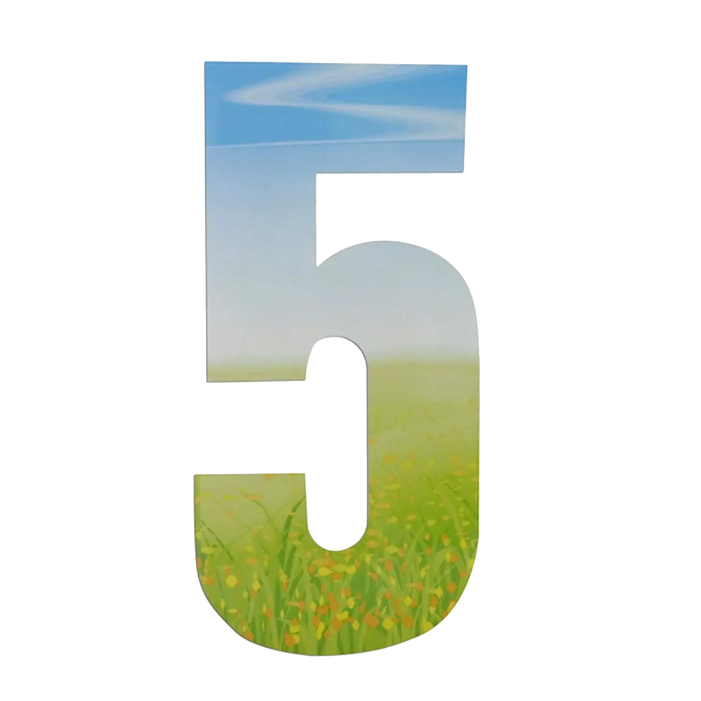 Meadow Wheelie Bin Numbers 170mm