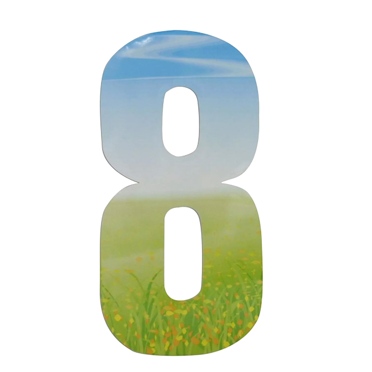 Meadow Wheelie Bin Numbers 170mm