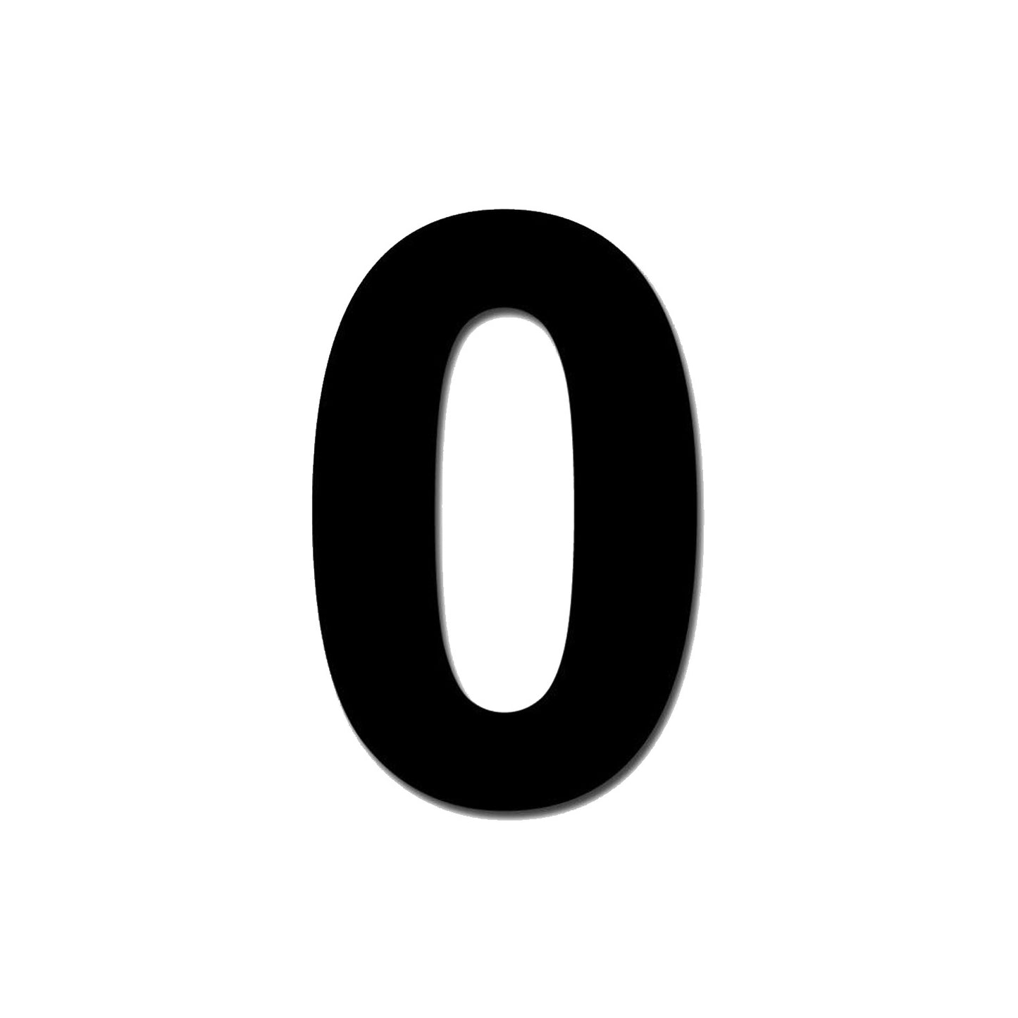 80mm Black Self Adhesive Numbers & Letters