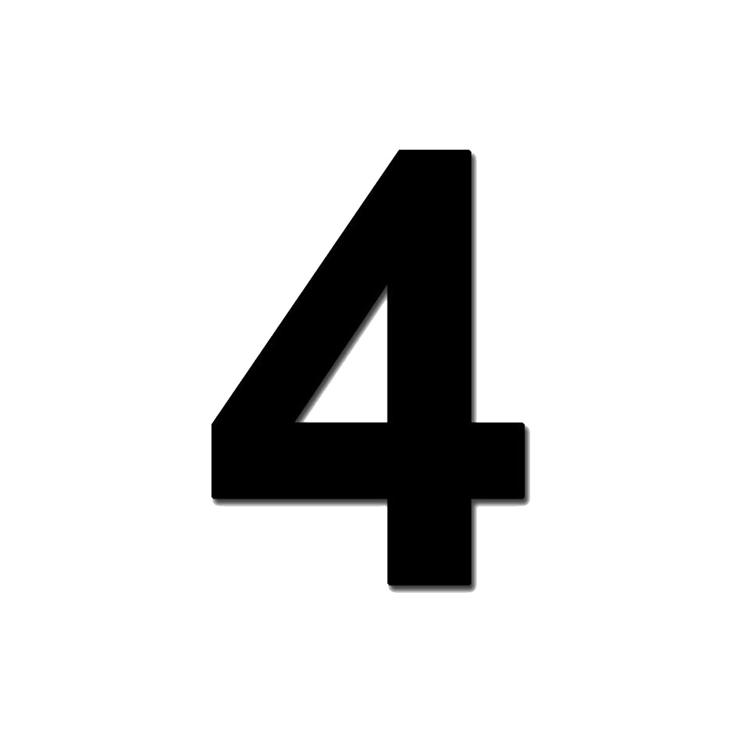 80mm Black Self Adhesive Numbers & Letters