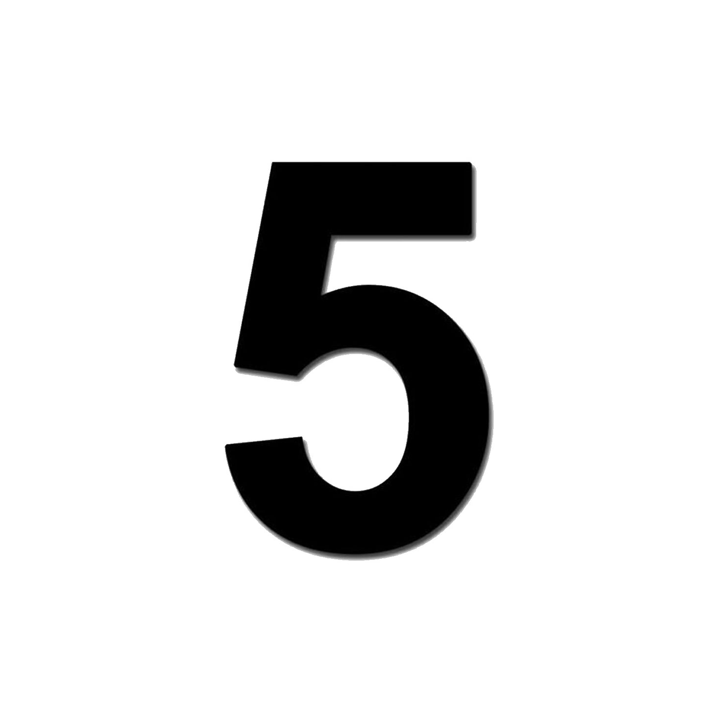 80mm Black Self Adhesive Numbers & Letters