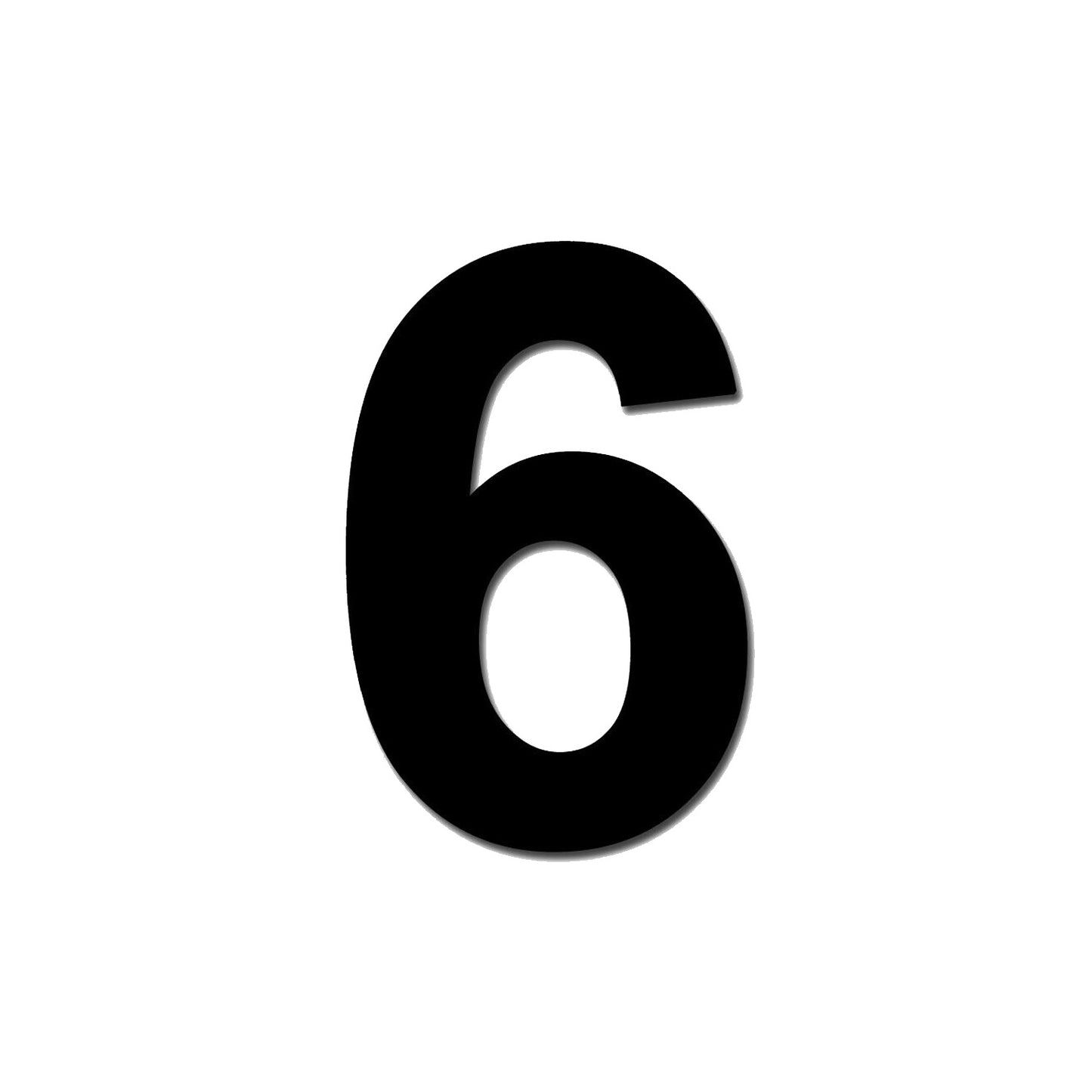 80mm Black Self Adhesive Numbers & Letters