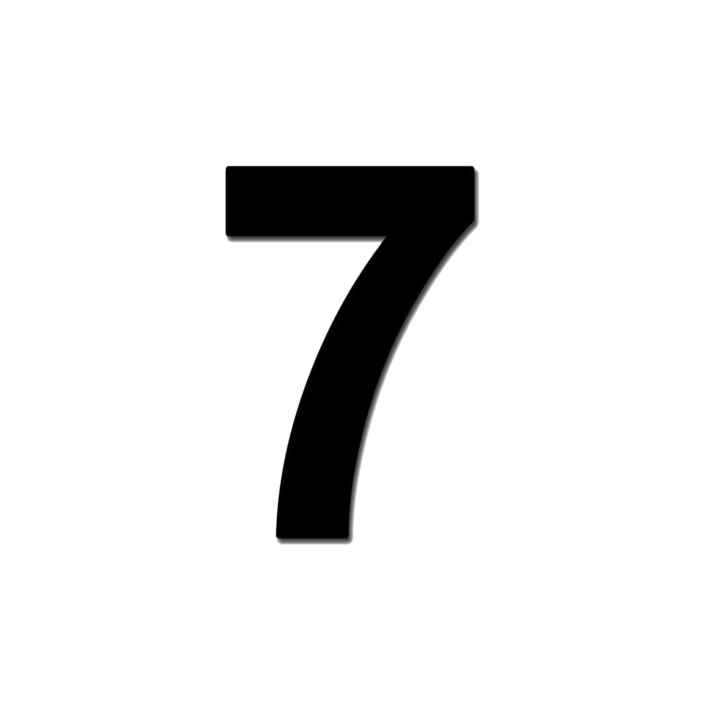 80mm Black Self Adhesive Numbers & Letters