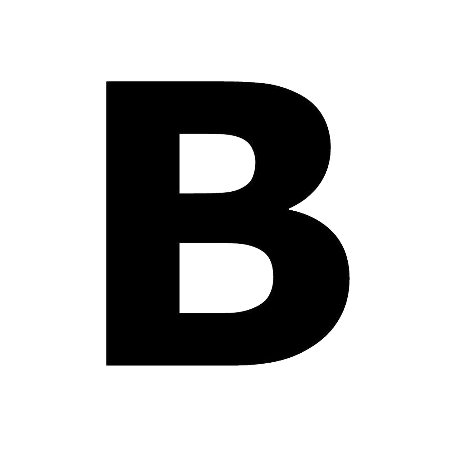 80mm Black Self Adhesive Numbers & Letters