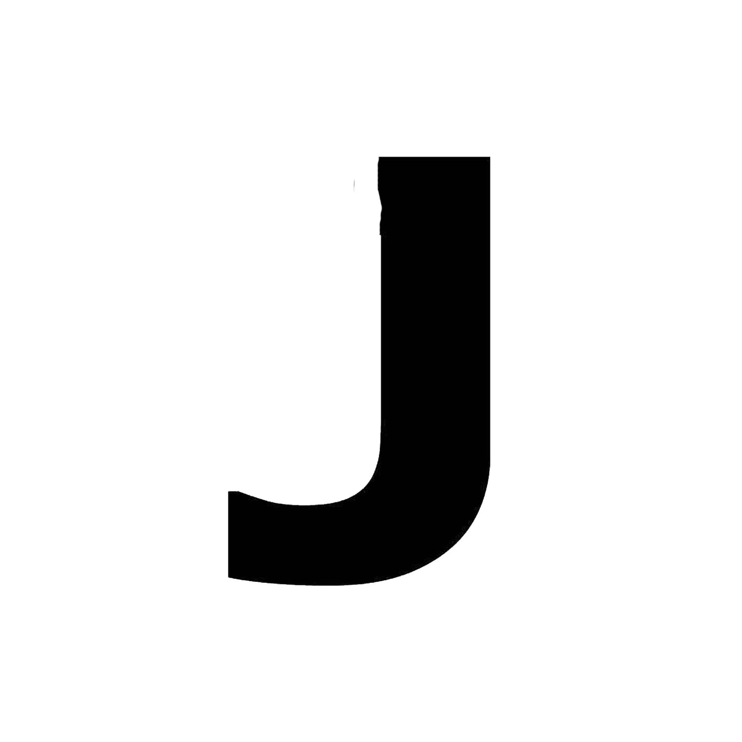 80mm Black Self Adhesive Numbers & Letters