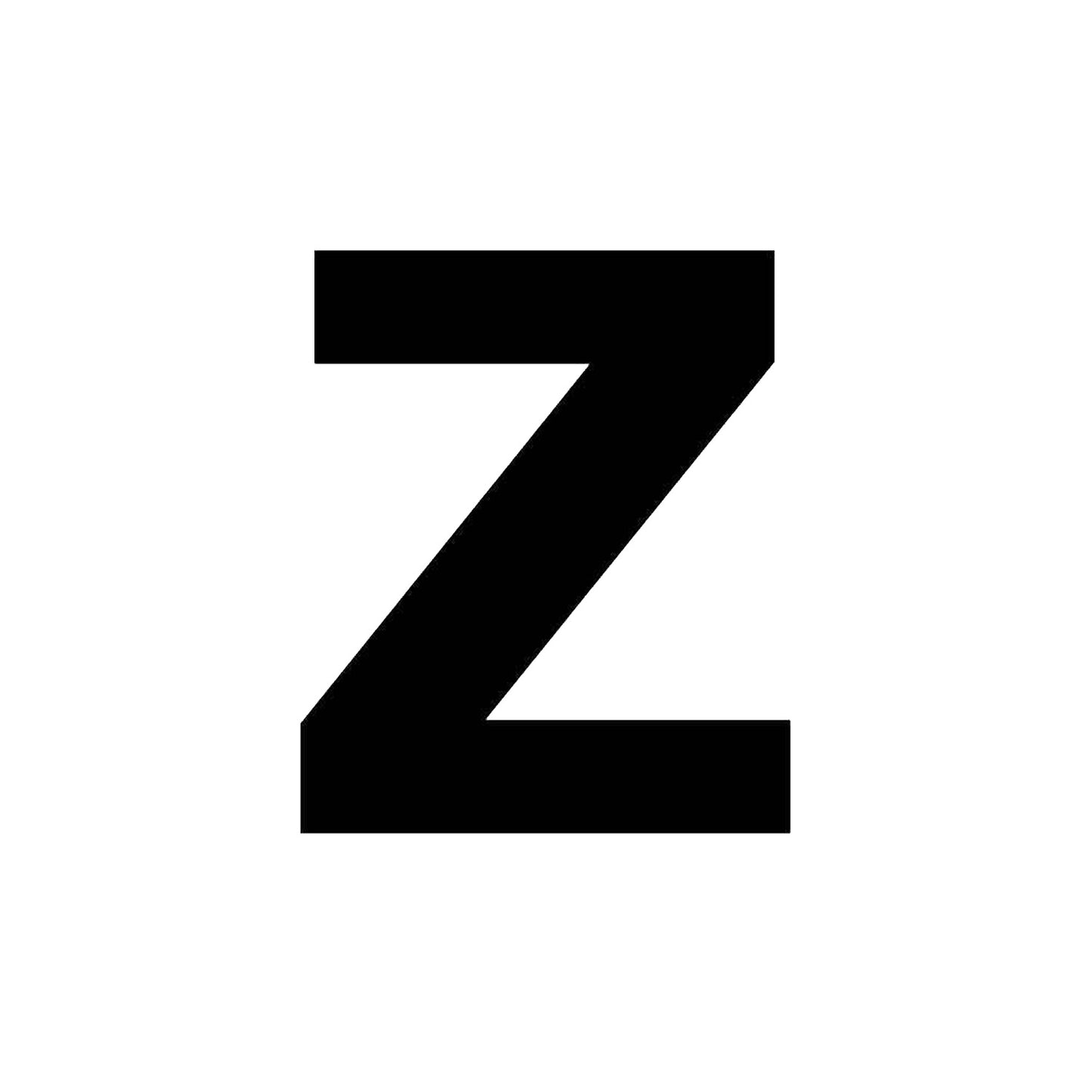 80mm Black Self Adhesive Numbers & Letters
