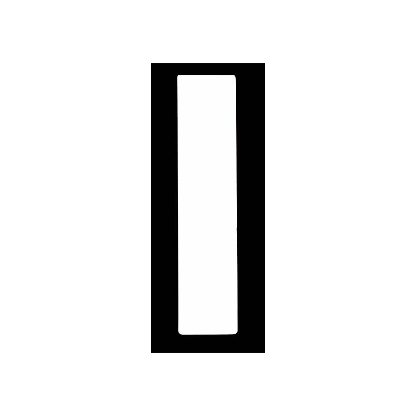 White Wheelie Bin Numbers 170mm