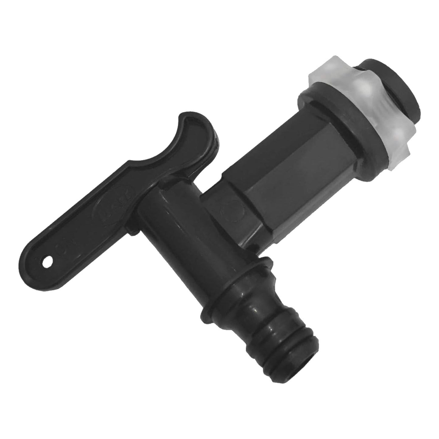 Black Plastic Water Butt Tap