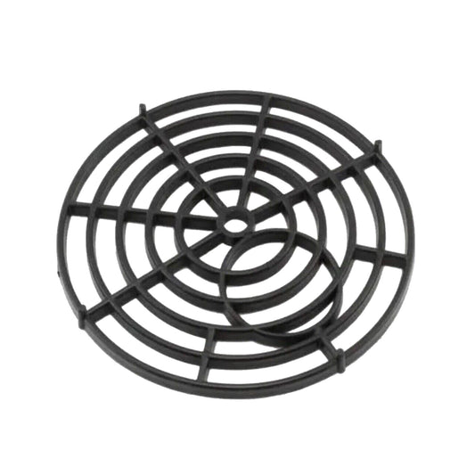 6" Round Black Plastic Gully Grid