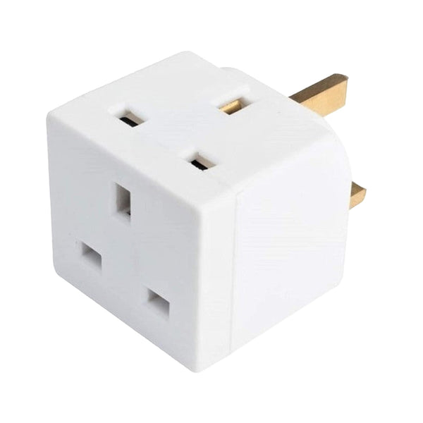 13amp 2 Way Unfused Adaptor