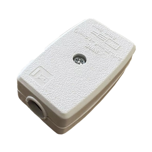 5amp 2 Terminal White Connector