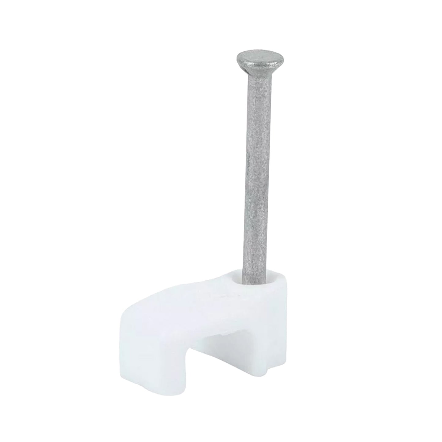 Flat Twin & Earth Cable Clips White