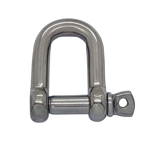 "D" (Dee) Shackles Stainless Steel (A4)