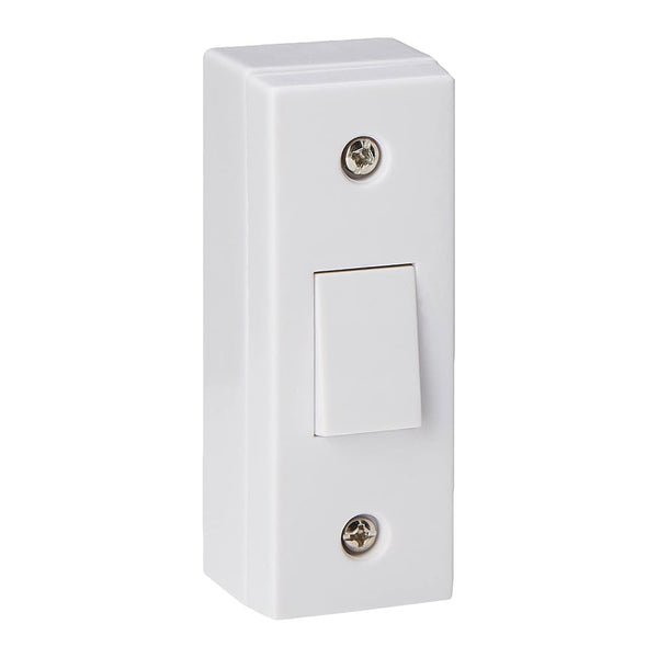 1 Gang 2 Way Architrave Switch and Back Box
