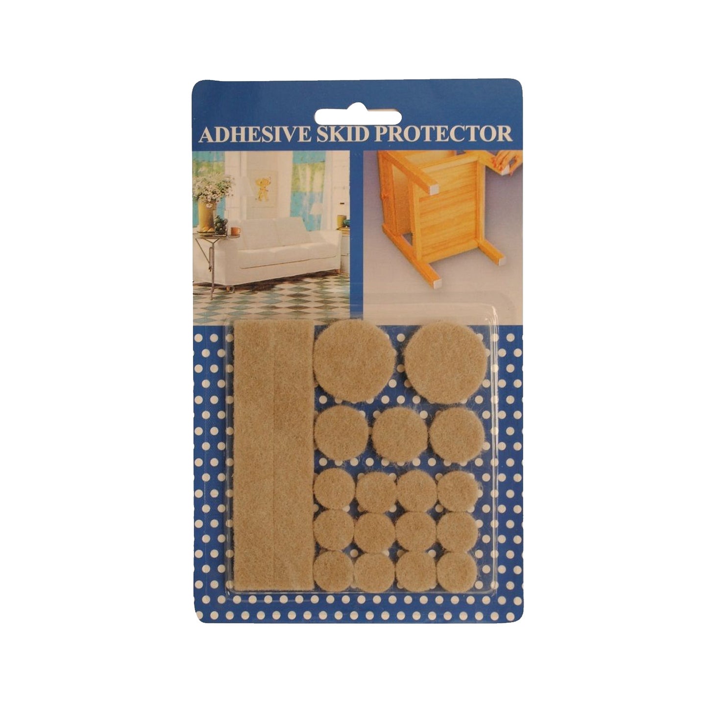 Self Adhesive Felt Pads (Carded)