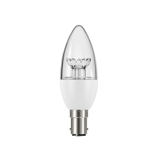 Dimmable LED Candle Lamps Clear