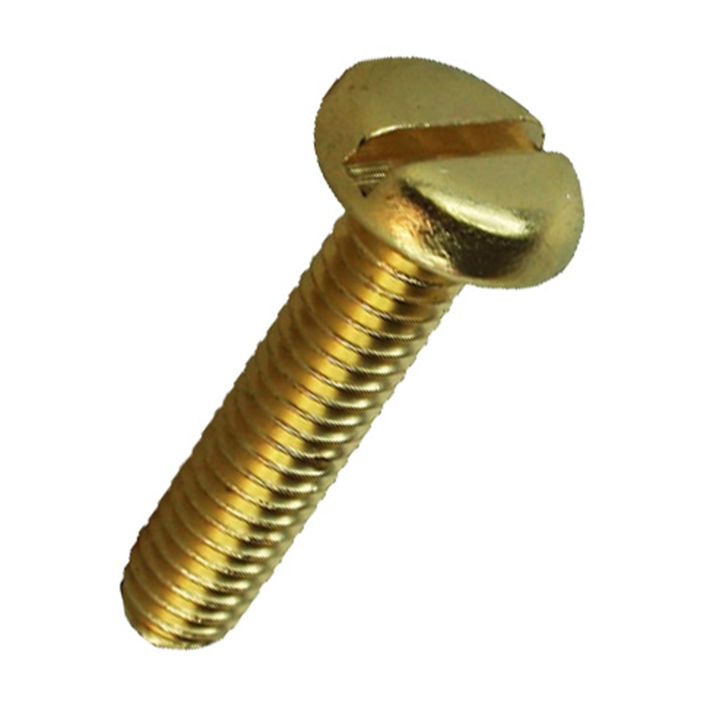 Slot Pan Machine Scrw Brass