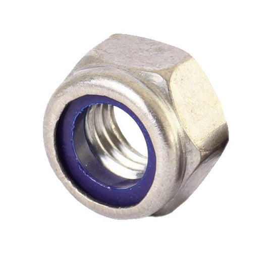 Nylon Insert Nuts Stainless Steel A2 (Nyloc)