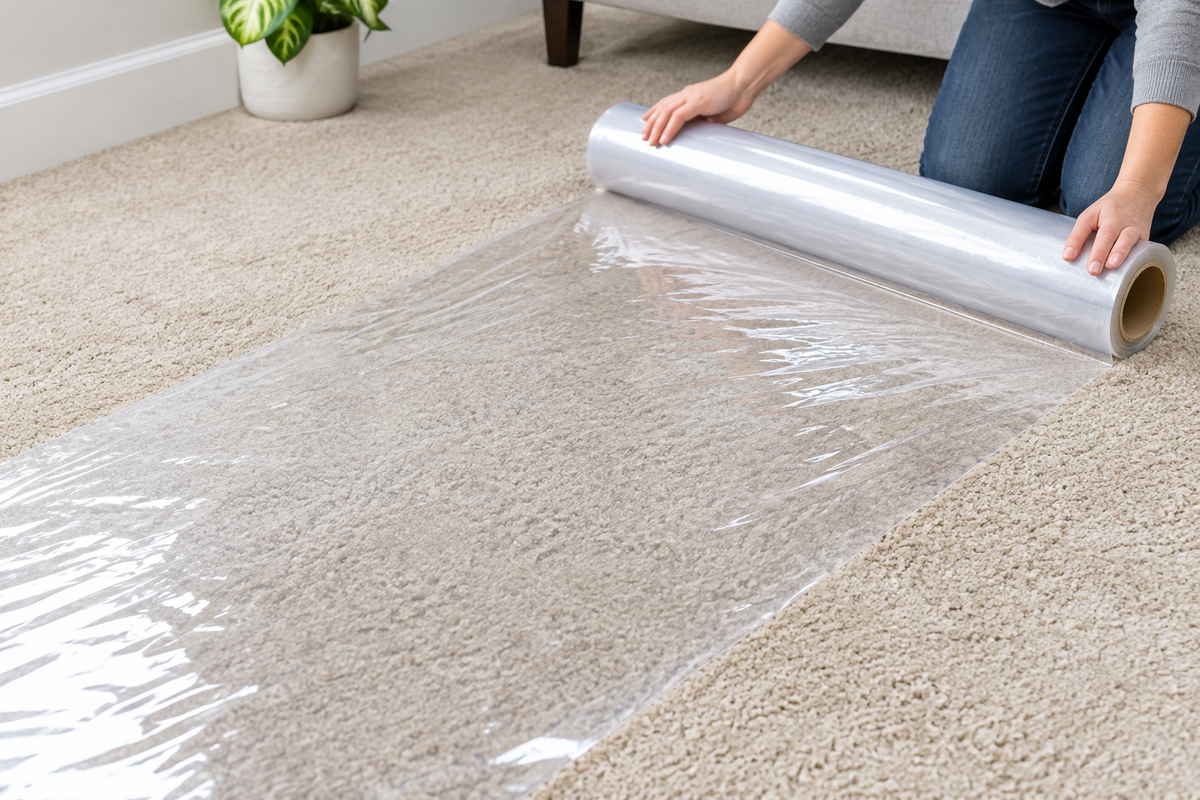 Carpet Protector Roll 60 Microns (600mmx25m)